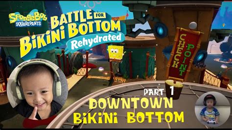 SPONGEBOB SQUAREPANTS Battle For Bikini Bottom Rehydrated Downtown Bikini Bottom Part Of