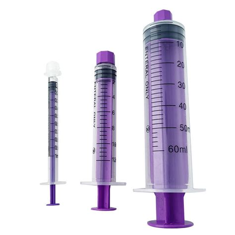 Disposable Medical 1ml 12ml 60ml Enteral Feeding Syringe Enfit Syringe