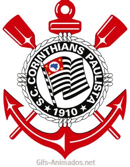 Animado Do Escudo Do Time Corinthians Futebol Brasileiro Bras O