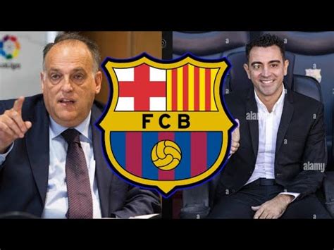 URGENT TEBAS ANNONCE LA COULEUR POUR L AVENIR DES BLAUGRANAS XAVI LE