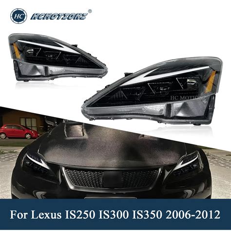 HCMOTIONZ LED Headlights For Lexus IS250 2006 2013 Front Lamps Start UP