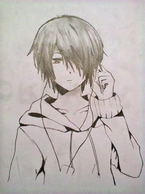 Boy Anime Sketch At Explore Collection Of Boy