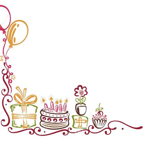 Birthday Border Png Google Search Geburtstag Clipart Geburtstag