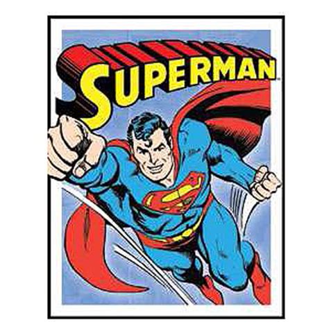 Superman Panels Dc Comics Retro Tin Sign Entertainment Earth