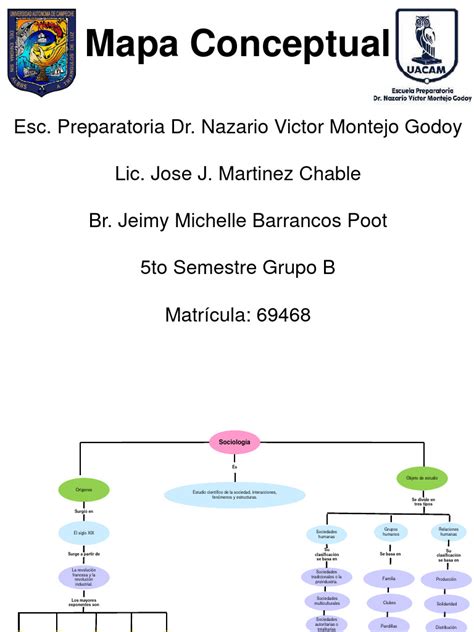 Mapa Conceptual Sociología Pdf Sociedad Sociología