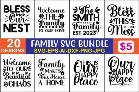 Family SVG Bundle Bundle · Creative Fabrica