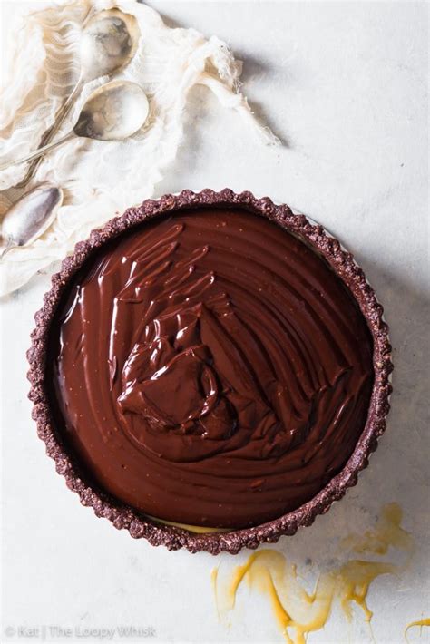 Vegan Salted Caramel Chocolate Tart The Loopy Whisk