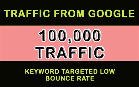 100 000 Keyword Targeted Low Bounce Rate Traffic For 45 SEOClerks