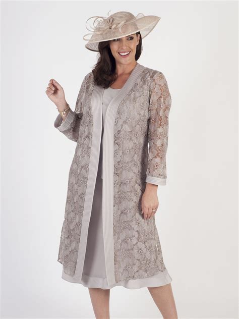 Occasion Dress With Matching Coat Occasion Dress With Co Ordinating Jacket Outfits Plus Size