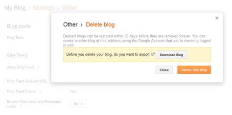 How To Delete A Blogger Blog Permanently Terraligno