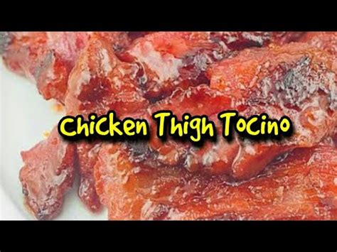 How To Make Chicken Tocino Pang Negosyo Youtube