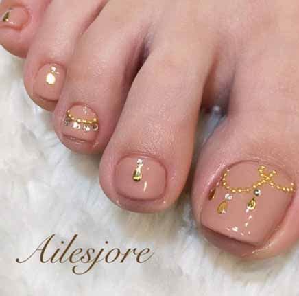 Unmasking The Elegance With Nude Toe Nail Design Kye Fashion