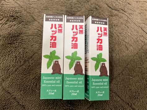 【食品添加物・日本製】天然ハッカ油スプレー20ml メルカリshops