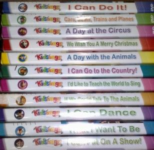 PBS KIDSONGS Set of 11 DVD 110-Songs Authentic Sealed!