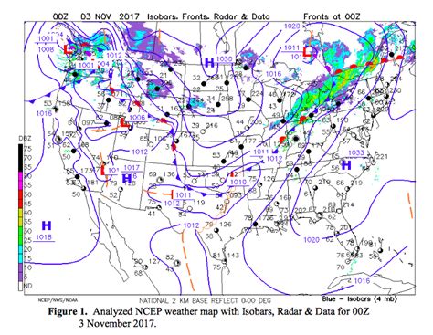 Current Weather Map Isobars