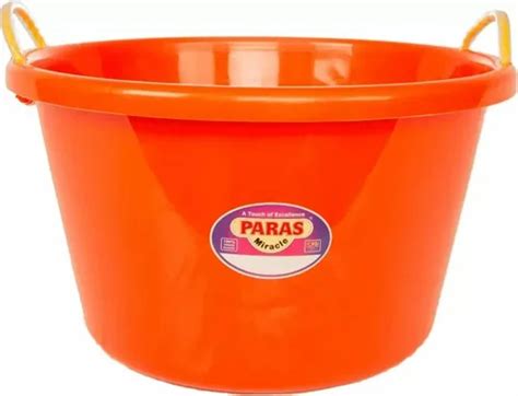 Mix Paras Plastic Tub Unbreakable 100 Virgin Plastic At Rs 450 Piece