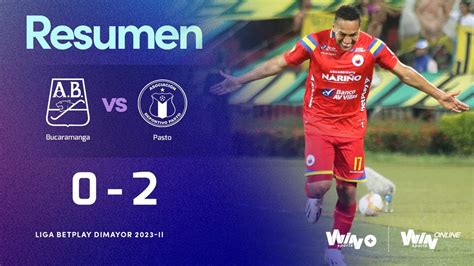 Bucaramanga Vs Pasto Resumen Y Goles Liga Betplay Dimayor 2023 2