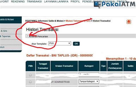 29 Contoh Mutasi Rekening Giro Terbaru Peluang Usaha Rumahan