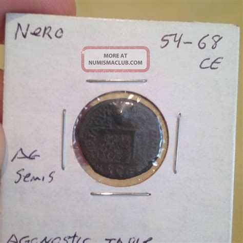 Nero Ancient Roman Coin