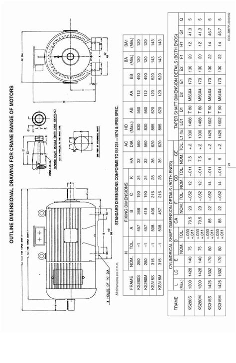 Electric Motor Frame Sizes Chart Infoupdate Org