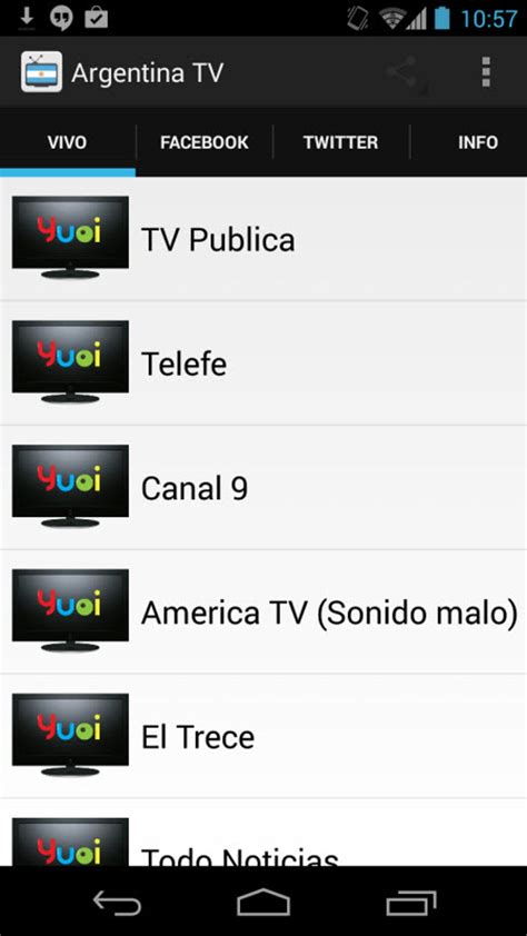 argentina television  android descargar