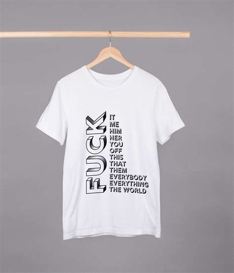 Fuck It Me Him Her You Off This That Them Everything Everybody Etsy