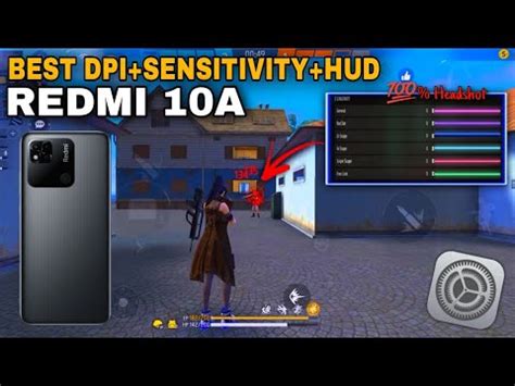 Redmi A Free Fire Best Dpi Sensitivity Hud Redmi A Free Fire