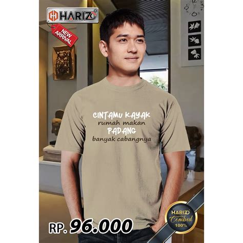 Indonesian Funny T Shirt Cotton Combed 30s Anti Bacterial Cintamu