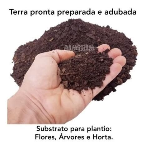 Terra Adubada Nobre Vegetal Para Vasos Plantas Jardim 10 Kg CARVINGSTUDIO