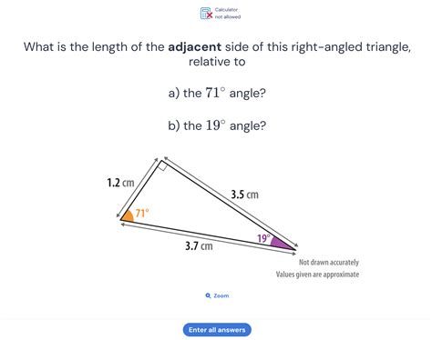 Calculator not allowe What is the length of | StudyX