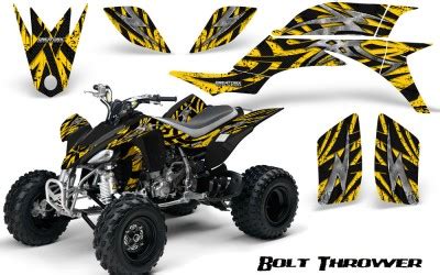 Yamaha Yfz Creatorx Graphics Kit Bolt Thrower Yellow