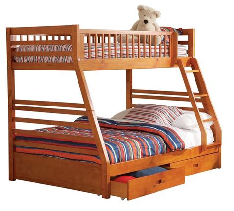 Coaster® Ashton Twin Over Full 2 Drawer Bunk Bed Jarons Furniture