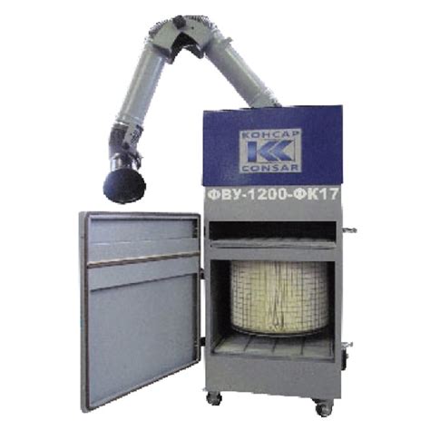 Картриджная мобильная фильтро-вентиляционная установка ФВУ-1200ФК без ...