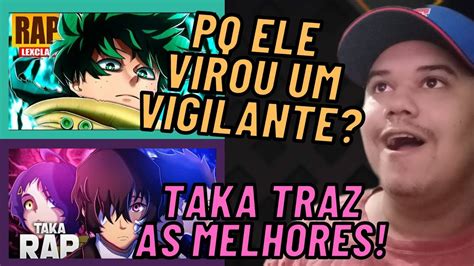 REACT Rap Do Deku Dark Boku No Hero VIGILANTE LexClash Taka