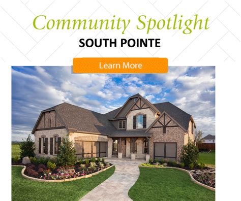 Community Spotlight South Pointe In Mansfield Tx By Coventry Homes