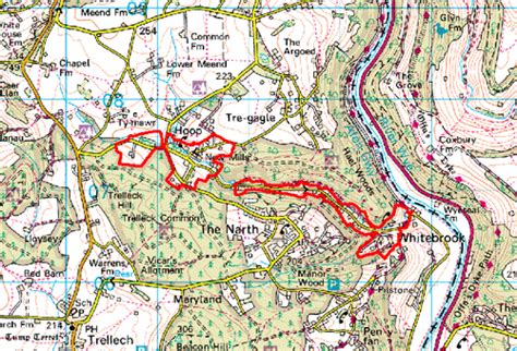 Lower Wye Valley HLC029 Map