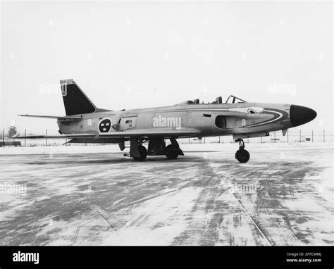 Aircraft Saab 32C Lance prototype is at Saab's airfield, 1957. Motifs ...