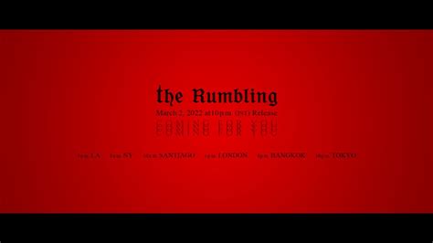 SiM The Rumbling Official Teaser 2 YouTube