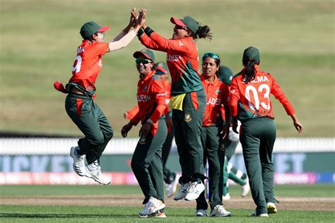 Historic! Bangladesh script their first-ever win in Women's WC - Rediff ...