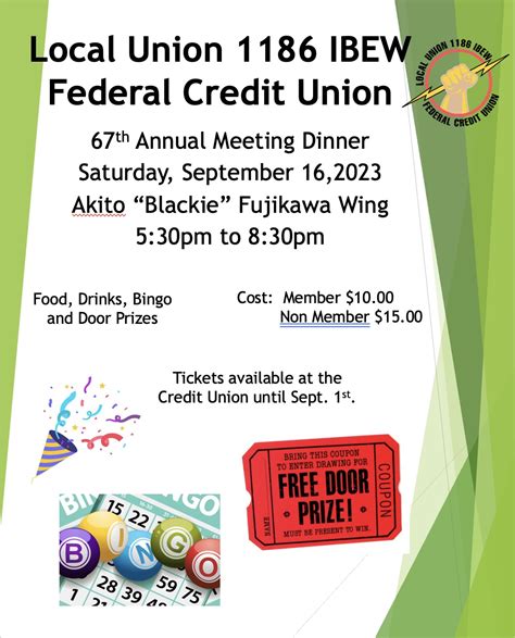 Local Ibew Fcu Th Annual Meeting Dinner Ibew