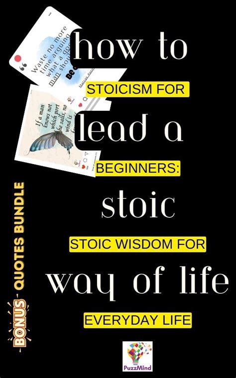 How To Lead A Stoic Way Of Life Stoicism For Beginners Stoic Wisdom