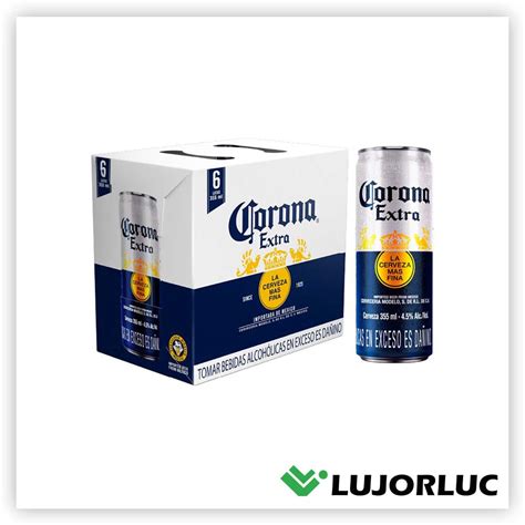 Cerveza Corona Extra Lata 355 Ml X Und 51 Off