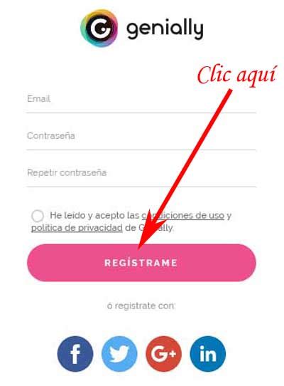 Crear Una Cuenta En Genially Registrarse En Genially Gratis