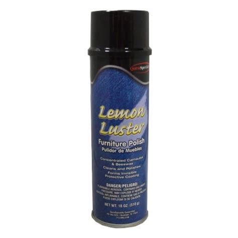 Quest Speciality 2140 Lemon Luster Furniture Polish 18oz Aerosol 18