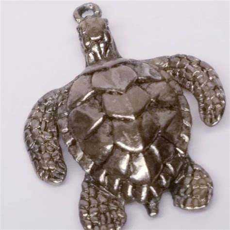 Kabana Sterling Sea Turtle Pendant Mermaid Jewelry Gift Etsy