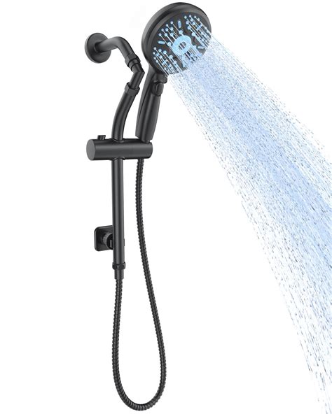 Veken Filtered Shower Head With Handheld Slide Bar Height Adjustable