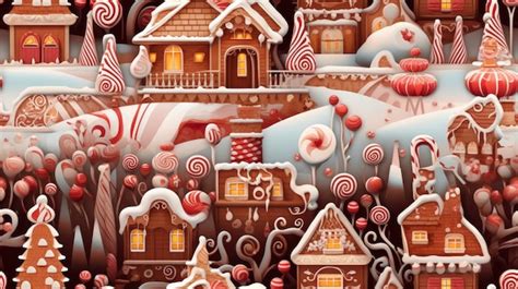 Premium Photo Background Banner Of Gingerbread Christmas Wallpaper