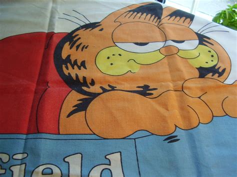 Vintage 1970 S Garfield Pillow Case