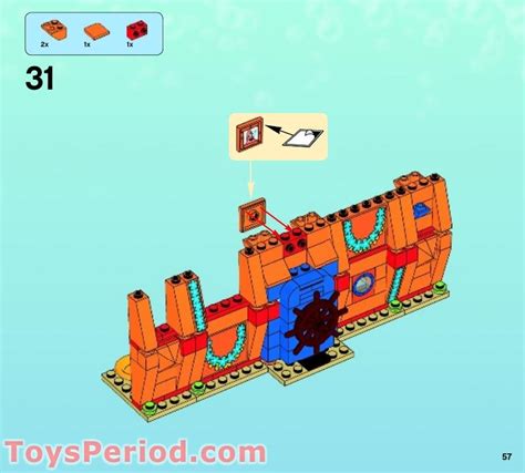 LEGO Bikini Bottom Undersea Party Instructions And Parts List