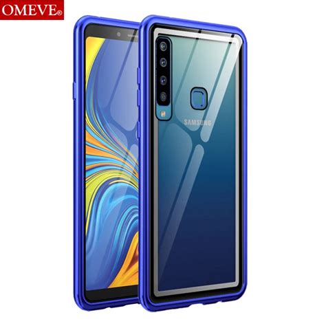 OMEVE For Samsung Galaxy A9 2018 Case A9s Cover Alloy Metal Frame